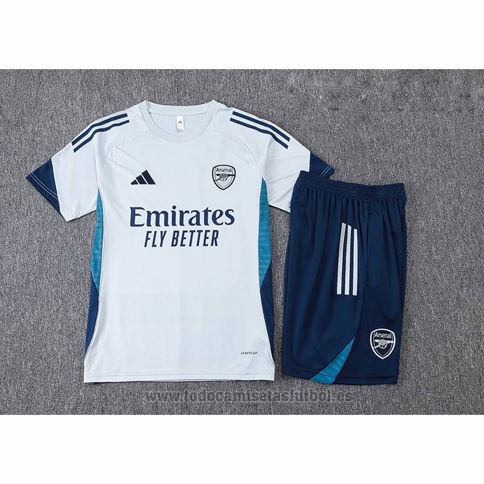 Chandal del Arsenal Manga Corta 2025-2026 Gris - Pantalon Corto